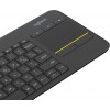 Клавиатура Logitech K400 Plus черная USB беспроводная мультимедийная - идеальный выбор для комфортного управления!