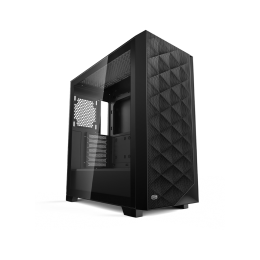 Корпус без блока питания/ Case PCCooler C3D510 BK ARGB, Midi-Tower, TG, Mesh, 3x120mm ARGB, 2xUSB-A 3.0, E-ATX, ATX, mATX, mITX Black