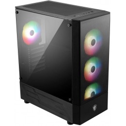 Корпус MSI MAG FORGE 112R черный без БП ATX 2x120mm 4x140mm 2xUSB3.0 audio bott PSU