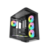 Корпус ПК без блока питания/ Case SAMA V60 Black, Midi-Tower, TG, 7x120mm ARGB, 2xUSB 3.0 + 1xUSB 3.1 Type-C, ATX, mATX, mITX Black SAMA