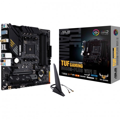 Купить материнскую плату TUF GAMING B550M-PLUS WIFI II для надежных игровых систем