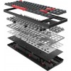 Клавиатура A4Tech AT87 Proxy Boom для геймеров с LED-подсветкой, бежевый/красный, USB, кабель 1.8м