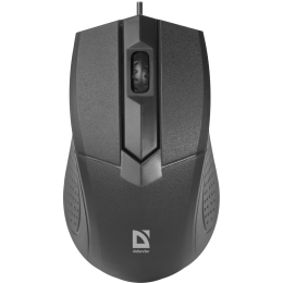 Defender Проводная оптическая мышь Optimum MB-270 PRO:черн,3кн,1200dpi,1.8м,тефл