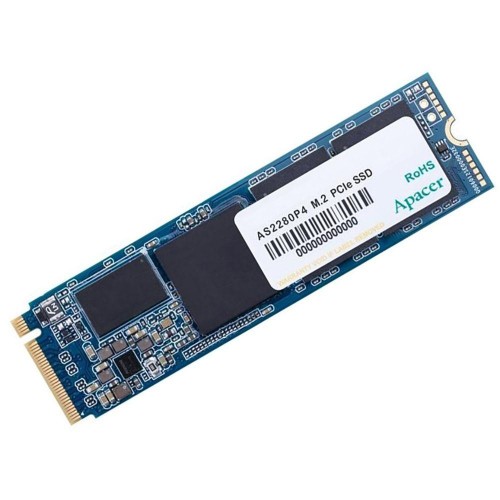 Купить SSD Apacer AS2280P4U PRO 512GB M.2 2280 - Высокоскоростной накопитель с NVMe, 3500/2300 МБ/с, радиатором и 3D NAND