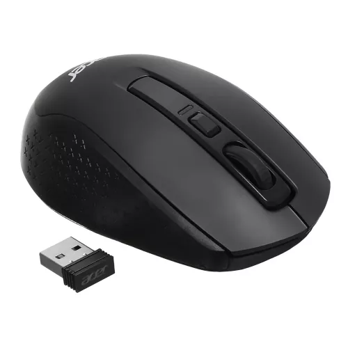 Мышь компьютерная/ Беспроводная мышь Acer OMR070 оптическая (1600dpi) BT/Radio (6but) black Acer