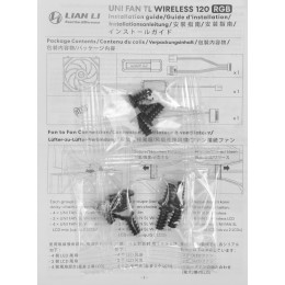 Вентилятор для корпуса Lian-Li Uni Fan TL Wireless 120 ARGB 120х120x28 белый 7-pin 33дБ (упак.:3шт) (G99.12TL1W3W.R0) Ret
