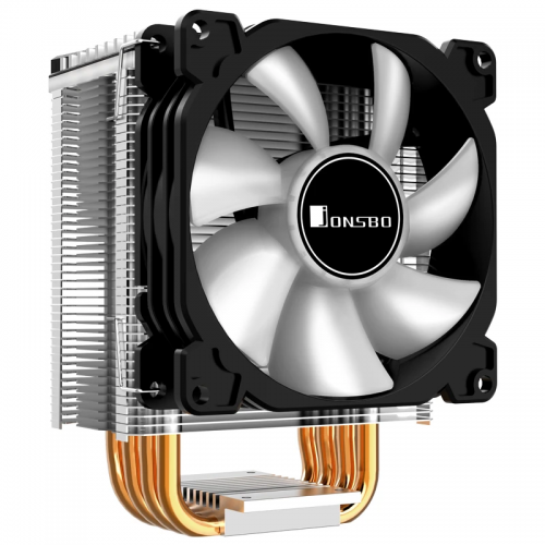 Кулер для процессора/ CPU Cooler JONSBO CR-1400 ARGB (160W, 4-pin PWM, 126mm, Al/Cu, 4x6mm, ARGB, 1x92mm, 36.0CFM, 30.5dBA, 2300RPM, S: 1700/1200/115X, AM4/AM5 Black) JONSBO