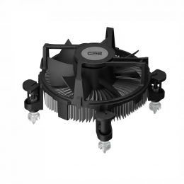 Кулер для процессора/ CPU Cooler PCCooler R94-V2 (65W, 4-pin PWM, 56mm, Al/Cu, -mm, 1x94mm, 34.44CFM, 27.3dBA, 2400RPM, S: 1700/1851, silver, black)