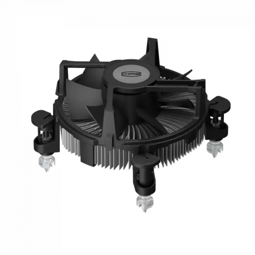 Кулер для процессора/ CPU Cooler PCCooler R94-V2 (65W, 4-pin PWM, 56mm, Al/Cu, -mm, 1x94mm, 34.44CFM, 27.3dBA, 2400RPM, S: 1700/1851, silver, black) PcCooler