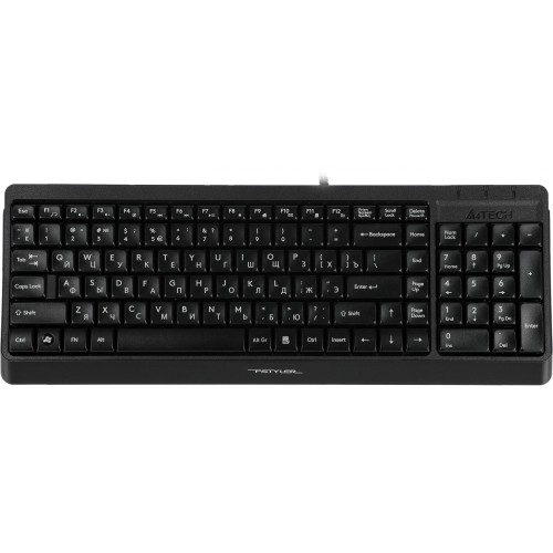 Клавиатура A4Tech FK15 черная USB с кабелем 1.5 м - надежный выбор для вашего компьютера