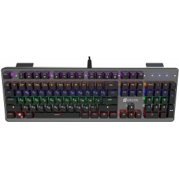 Клавиатура Оклик 970G Dark Knight механическая черный/серебристый USB for gamer LED (499578) кабель 1.5м