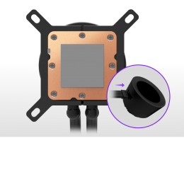 Система жидкостного охлаждения для ПК/ Water Cooling System NZXT Kraken Plus 360 V2 (260W, 360mm, LED temp., Black, Fans: 3x120mm, 73.47CFM, 30dBA, 2000RPM/ Pump height 55.97mm, 2800RPM, Rad thickness 27mm/ S: 1851, 1700, 1200, 115X, AM5, AM4)