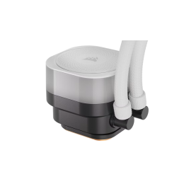 Система жидкостного охлаждения/ Water Cooling System Corsair iCUE LINK TITAN 240 RX RGB (240mm, White, RGB/ Fans: 2x120mm, 73.5CFM, 36dBA, 2100RPM/ S: 1851, 1700, AM5, AM4)