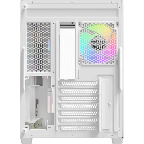Корпус ПК Ocypus Iota C70 Curve WH ARGB - Midi-Tower с 4x120mm ARGB, USB-C 3.1 и поддержкой ATX/mATX/mITX