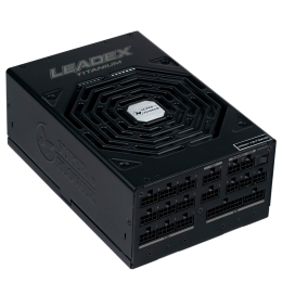 блок питания 1600 Ватт/ Power Supply Super Flower Leadex Titanium, 1600W, ATX, 140mm, 14xSATA, 9xPCI-E(6+2), 5xPCI-E(6), APFC, 80+ Titanium, Full Modular