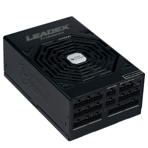 блок питания 1600 Ватт/ Power Supply Super Flower Leadex Titanium, 1600W, ATX, 140mm, 14xSATA, 9xPCI-E(6+2), 5xPCI-E(6), APFC, 80+ Titanium, Full Modular Super Flower