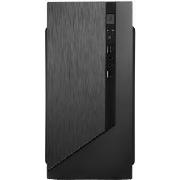 Корпус с блоком питания 450Вт./ Case Forza mATX, 450W, 2xUSB2.0, Black, w/o FAN, 12 cm fan PSU, power cord