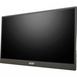 Монитор/ Acer PM161QJbmiuux 15,6'', UltraThin Black, 16:9, IPS, 1920x1080, 6ms, 250cd, 60Hz, mini HDMI, 2xType-C, Speakers 1Wx2, FreeSync, HDR 10, Vesa:100x100