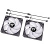 Вентилятор Thermaltake CT120 Sync ARGB 120мм - черный, 4-pin, 25.8дБ (упак. 2шт) - идеальное охлаждение для вашего корпуса