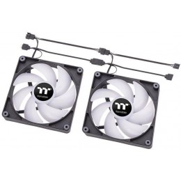 Вентилятор для корпуса Thermaltake CT120 Sync ARGB 120х120x25 черный 4-pin 25.8дБ (упак.:2шт) (CL-F149-PL12SW-A) Ret [CL-F149-PL12SW-A]