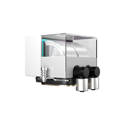 Система охлаждения/ Water Cooling System PCCooler DS360 WH (310W, 360mm, LED temp., White, ARGB Pump/ Fans: 3x120mm, 86.73CFM, 28dBA, 2200RPM/ Pump height 67mm, 28dBA, 3200RPM, Rad thickness 27mm/ S: 1851, 1700, 1200, 20XX, 115X, AM5, AM4) PcCooler