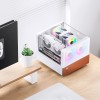 Корпус JONSBO V12 Mini-Tower без блока питания: стильный белый кейс для mATX и mITX с 2 вентиляторами и USB-C 3.2