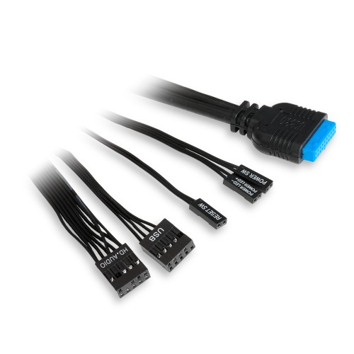 Корпус без блока питания/ Case HSPD M510, Mesh Mid Tower, Black, TG, 0.5 SPCC, no fans ATX, mATX, mITX 180/280/160mm 1x2.5", 1x3.5", 7xPCI 1xUSB-A 3.0, 1xUSB-A 1.0 517x277x418mm HSPD