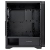 Корпус без блока питания HSPD M520: Mesh Mid Tower с 4x120mm ARGB, поддержка ATX/mATX/mITX, черный, 390x200x449 мм