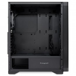 Корпус без блока питания/ Case HSPD M520, Mesh Mid Tower, Black, slide TG, 0.45 SPCC, 4x120mm ARGB (M11-120) ATX, mATX, mITX 160/330/184mm 2x2.5", -, 7xPCI 2xUSB-A 3.0, 1xUSB-A 1.0 390x200x449mm