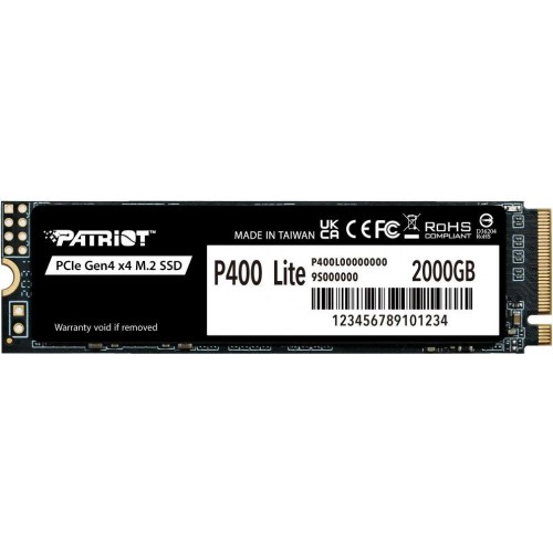 Накопитель SSD Patriot PCIe 4.0 x4 2TB P400 Lite M.2 2280 - Высокоскоростное хранилище для вашего ПК