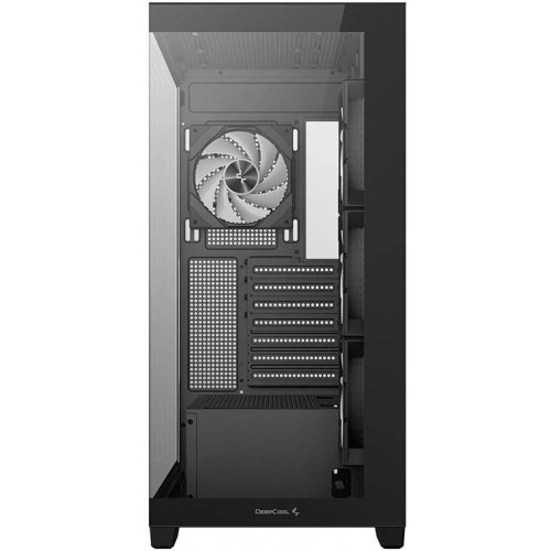 Корпус Deepcool CG580 4F черный без БП ATX 6x120mm 3x140mm 2xUSB3.0 audio bott PSU