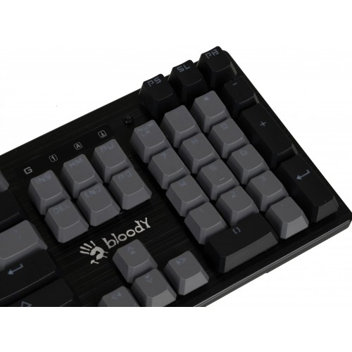 Клавиатура A4Tech B828N для геймеров с LED-подсветкой, USB, черный/серый, 1.8 м кабель