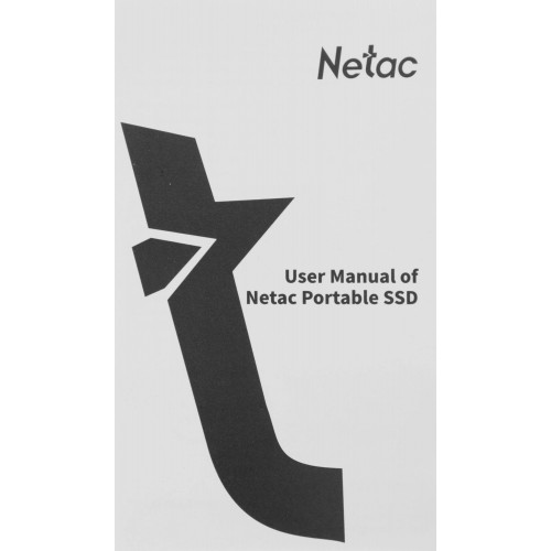 Накопитель SSD Netac USB-C 240Gb NT01Z7S-240G-32BK Z7S 2.5" черный