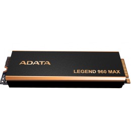 Твердотельный накопитель/ ADATA SSD LEGEND 960 MAX, 2000GB, M.2(22x80mm), NVMe 1.4, PCIe 4.0 x4, 3D NAND, R/W 7400/6800MB/s, IOPs 750 000/630 000, DRAM buffer 2000MB, TBW 1560, DWPD 0.43, with BIG Heat Spreader (5 лет)