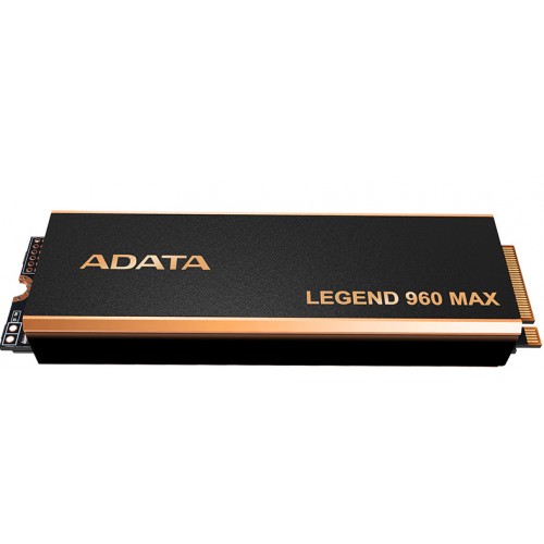 Твердотельный накопитель/ ADATA SSD LEGEND 960 MAX, 2000GB, M.2(22x80mm), NVMe 1.4, PCIe 4.0 x4, 3D NAND, R/W 7400/6800MB/s, IOPs 750 000/630 000, DRAM buffer 2000MB, TBW 1560, DWPD 0.43, with BIG Heat Spreader (5 лет) ADATA