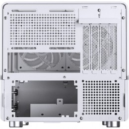 Корпус без блока питания/ Case JONSBO V12, Mini-Tower, TG, 2x120mm, 1xUSB-A 3.0 + 1xUSB-C 3.2, mATX, mITX White