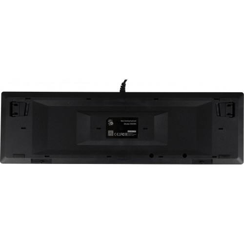 Клавиатура A4Tech B828N для геймеров с LED-подсветкой, USB, черный/серый, 1.8 м кабель