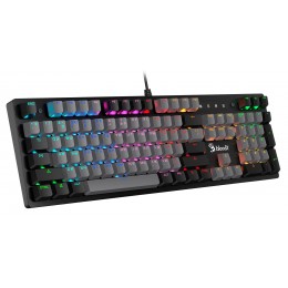 Клавиатура A4Tech B828N черный/серый USB for gamer LED (B828N (GREY+BLACK)) кабель 1.8м