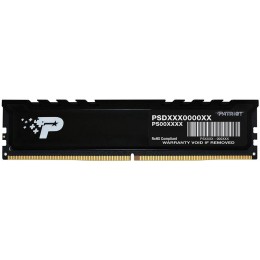 Оперативная память DDR5 16GB 5600MHz Patriot PSP516G560081H1 Signature Premium RTL PC5-44800 CL46 DIMM 288-pin 1.1В single rank с радиатором Ret [PSP516G560081H1]