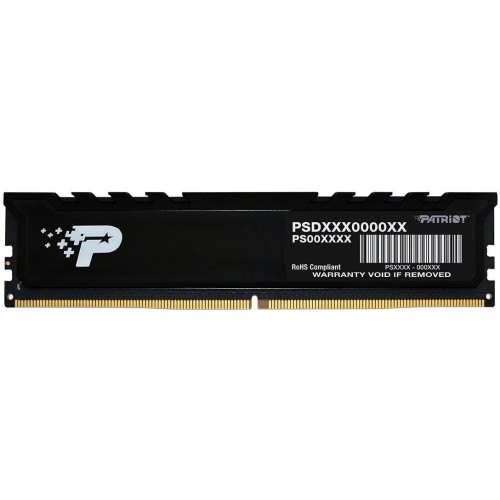 Купить оперативную память DDR5 16GB 5600MHz Patriot PSP516G560081H1 с радиатором - Высокая производительность для вашего ПК