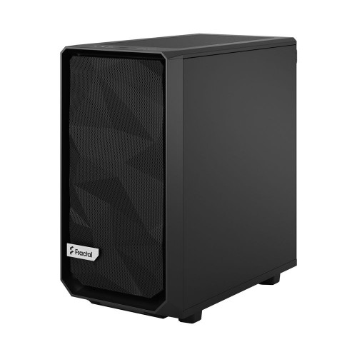 Корпус ПК без блока питания/ Case Fractal Design Meshify 2 Mini TG Dark Tint, Mini-Tower, 1x120mm + 1x140mm, 2xUSB-A 3.2 + 1xUSB 3.2 Type-C mATX, mITX, mDTX Black Fractal Design