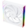 Кулер для корпуса/ Case Cooler Thermalright TL-M14W (140x144x25mm, 4-pin PWM, ARGB, 88.75CFM, 23.7dBA, 1500RPM, White)