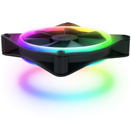 Кулер для корпуса ПК/ Case Cooler NZXT F120 RGB DUO Triple Pack (120x120x25mm, 4-pin PWM, RGB, 48.58CFM, 29dBA, 1800RPM, White, 3pcs) NZXT