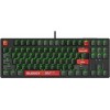 Клавиатура A4Tech AT87 Proxy Boom для геймеров с LED-подсветкой, бежевый/красный, USB, кабель 1.8м
