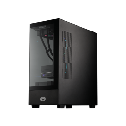 Корпус без блока питания/ Case PCCooler C3 Q500 BK, Midi-Tower, TG, no fans, 1xUSB 3.0 + 1xUSB 2.0 + 1xUSB-C, ATX, mATX, mITX Black