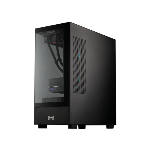 Корпус PCCooler C3 Q500 BK: Стильный Midi-Tower без блока питания с USB 3.0, USB-C и поддержкой ATX/mATX/mITX