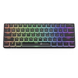 Клавиатура Оклик K763W механическая черный USB беспроводная BT/Radio Multimedia for gamer LED (1920548) кабель 1.5м