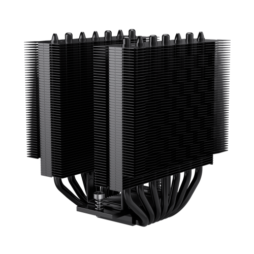 Кулер для процессора PCCooler RT720 TC BK: Высокопроизводительное охлаждение (270W, 4-pin PWM, 73.32CFM) для AM5/AM4 в черном исполнении