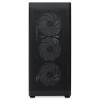 Корпус без блока питания HSPD M520: Mesh Mid Tower с 4x120mm ARGB, поддержка ATX/mATX/mITX, черный, 390x200x449 мм