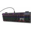 Клавиатура Оклик 970G Dark Knight: Механическая Игровая Клавиатура с LED Подсветкой, Черный/Серебристый, USB, 1.5м Кабель